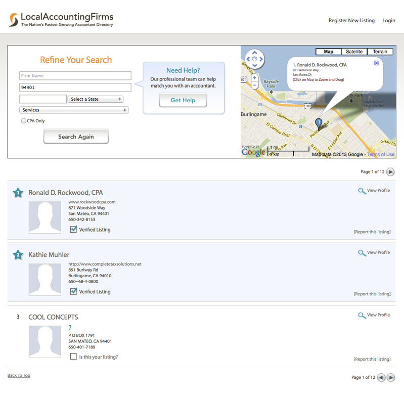 LAF-search